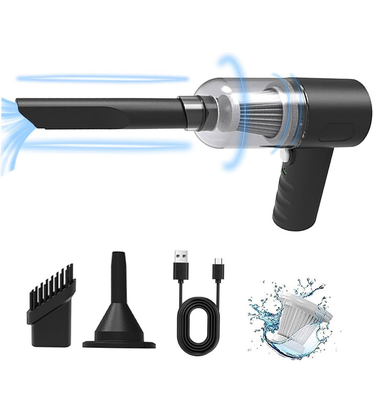 جارو شارژی سه کاره خودرو VACUUM CLEANER